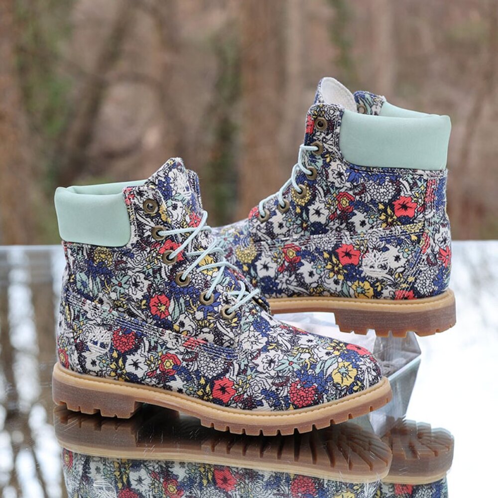 Timberland 6" Premium Floral Boots